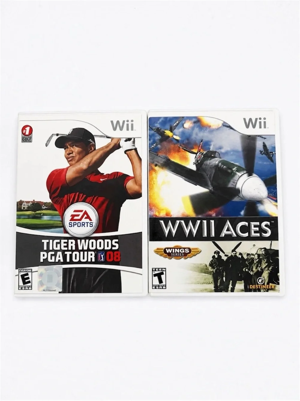 Nintendo Wii Console Bundle in Black with White Remotes and Games